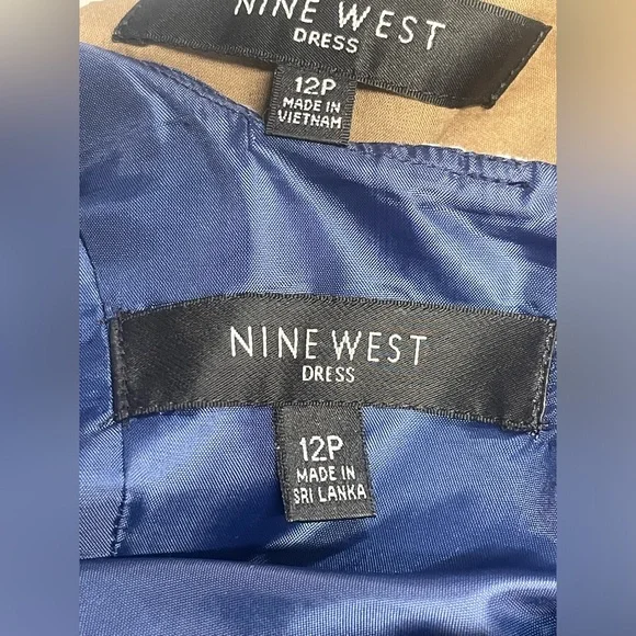 2 NINE WEST DRESSES LIKE NEW 💯 %Cotton 1A-19a - Picture 5 of 14